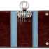 Ключница Piquadro Blue Square, кожа натуральная, коричневый  [pc1397b2/mo]
